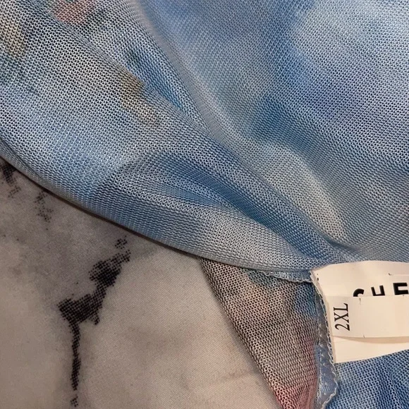 Angel Print Sheer Top - Picture 3 of 5